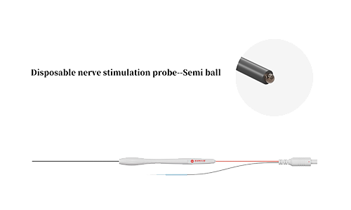 Disposable nerve stimulation probe