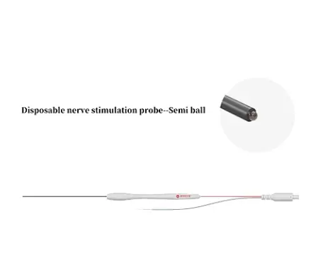 Disposable nerve stimulation probe